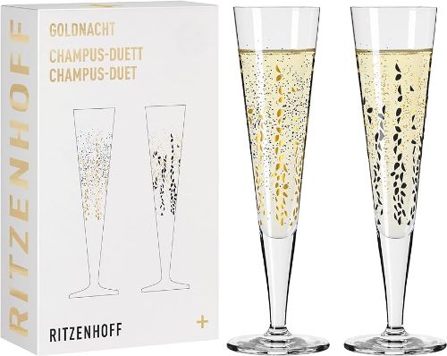 Picture of Ritzenhoff, Goldnacht Champagne Glasses 2-pack, 6031005