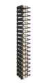 Picture of 54 Bottle, W Series 6′ Wall Mounted Metal Wine Rack