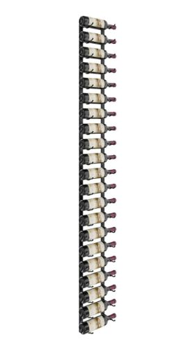 Picture of 21 Bottle, W Series 7′ Wall Mounted Metal Wine Rack 