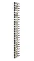 Picture of 24 Bottles, W Series 8′ Wall Mounted Metal Wine Rack 