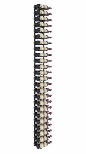 Picture of 48 Bottles, W Series 8′ Wall Mounted Metal Wine Rack 