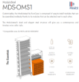 Picture of Modulosteel OMS1- Case with 6 x Sliding Shelves- 36 Bottles