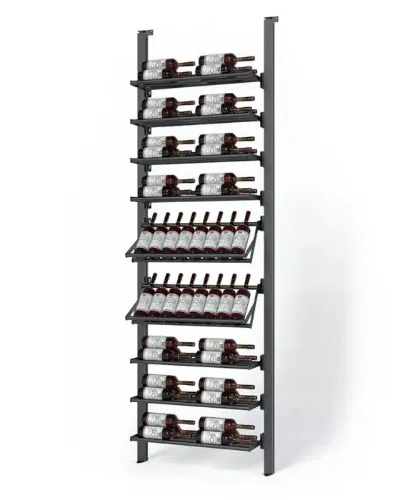 Picture of WEBKIT 6 - 58 Bottles, Modular metal wine rack- Frontenac