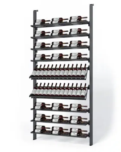 Picture of WEBKIT 6 - 89 Bottles, Modular metal wine rack- Frontenac