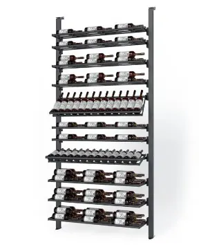 Picture of WEBKIT 7- 113 Bottles, Modular metal wine rack- Frontenac