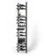 Picture of WEBKIT 11 -  52 Bottles, Modular metal wine rack- Frontenac