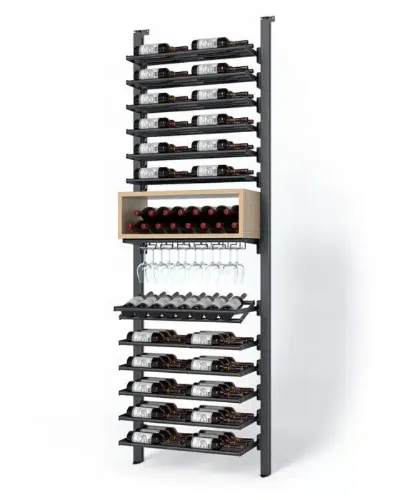 Picture of WEBKIT 12 - 77  Bottles, Modular metal wine rack- Frontenac