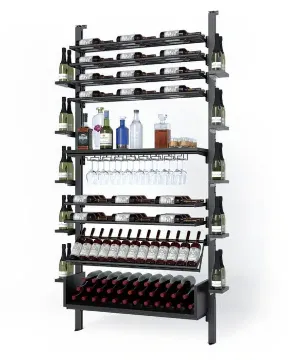 Picture of WEBKIT 15 - 159 Bottles, Modular metal wine rack- Frontenac