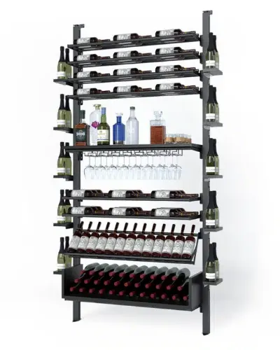 Picture of WEBKIT 15 - 159 Bottles, Modular metal wine rack- Frontenac
