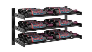 Picture of Extention For Evolution Wine Wall 15 3-2C (18 Bottles -Three Deep)