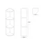 Picture of 1/4 ROUND SHELF 48 Kit rack