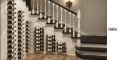 Picture of R Series Helix Dual 5 (minimalist wall mounted metal wine rack)