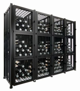 Picture of Case & Crate Short Four Wide Wine Locker 192 bottles