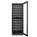 Picture of Cavavin, VINOA Full Glass Door 133-Bottle Wine Cabinet - Dual zone -  Dark Grey