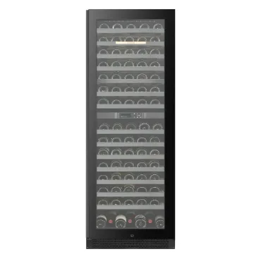 Picture of Cavavin, VINOA Full Glass Door 133-Bottle Wine Cabinet - Dual zone -  Black